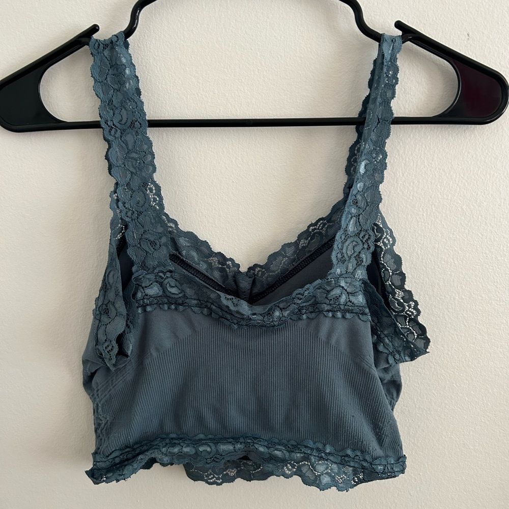 Lace Cropped Tank Top